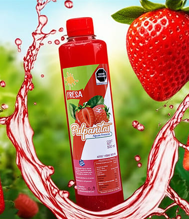 PULPANITA SABOR FRESA 1000 ML.