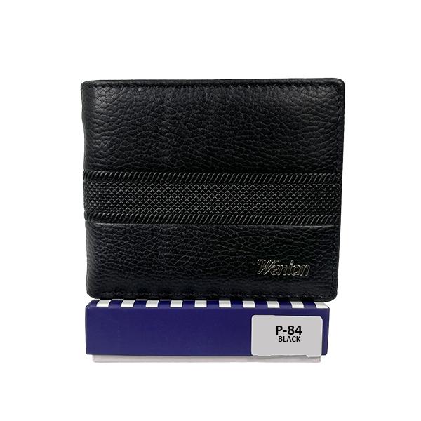 BILLETERA PIEL COD. P-84 BLACK C05PIP84BL