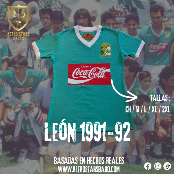 Club León 1991-92 Verde Coca Cola
