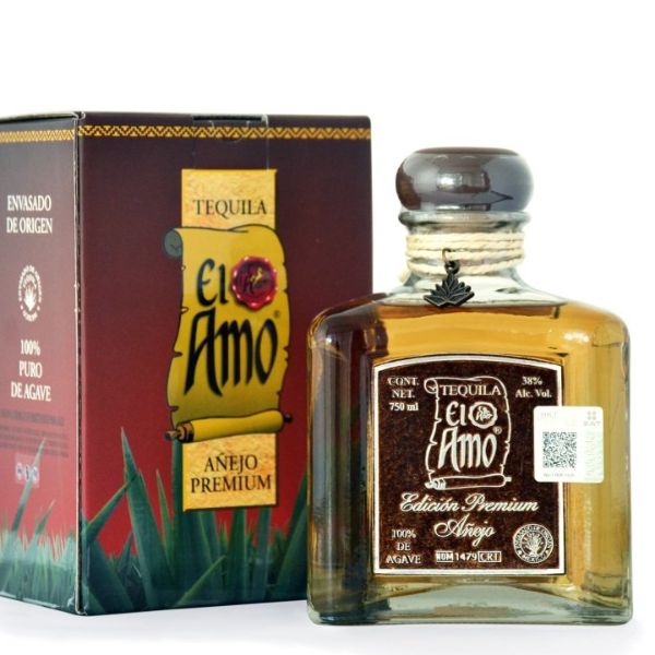 Tequila El Amo Premium Añejo 750ml