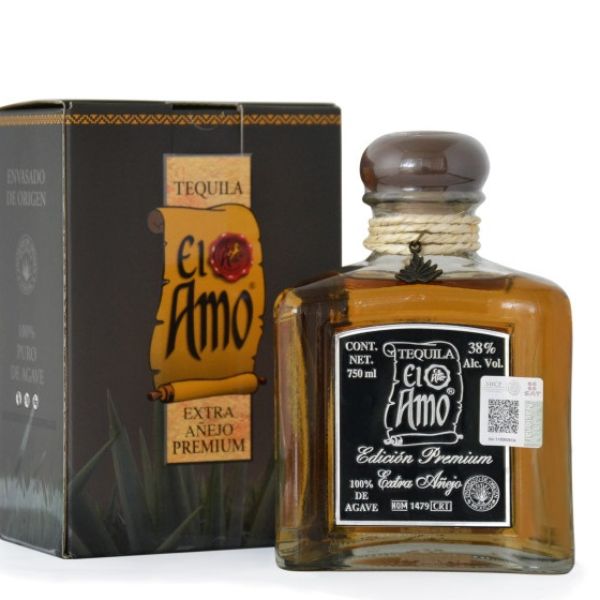 SixPack Tequila El Amo Premium Extra Añejo 750ml