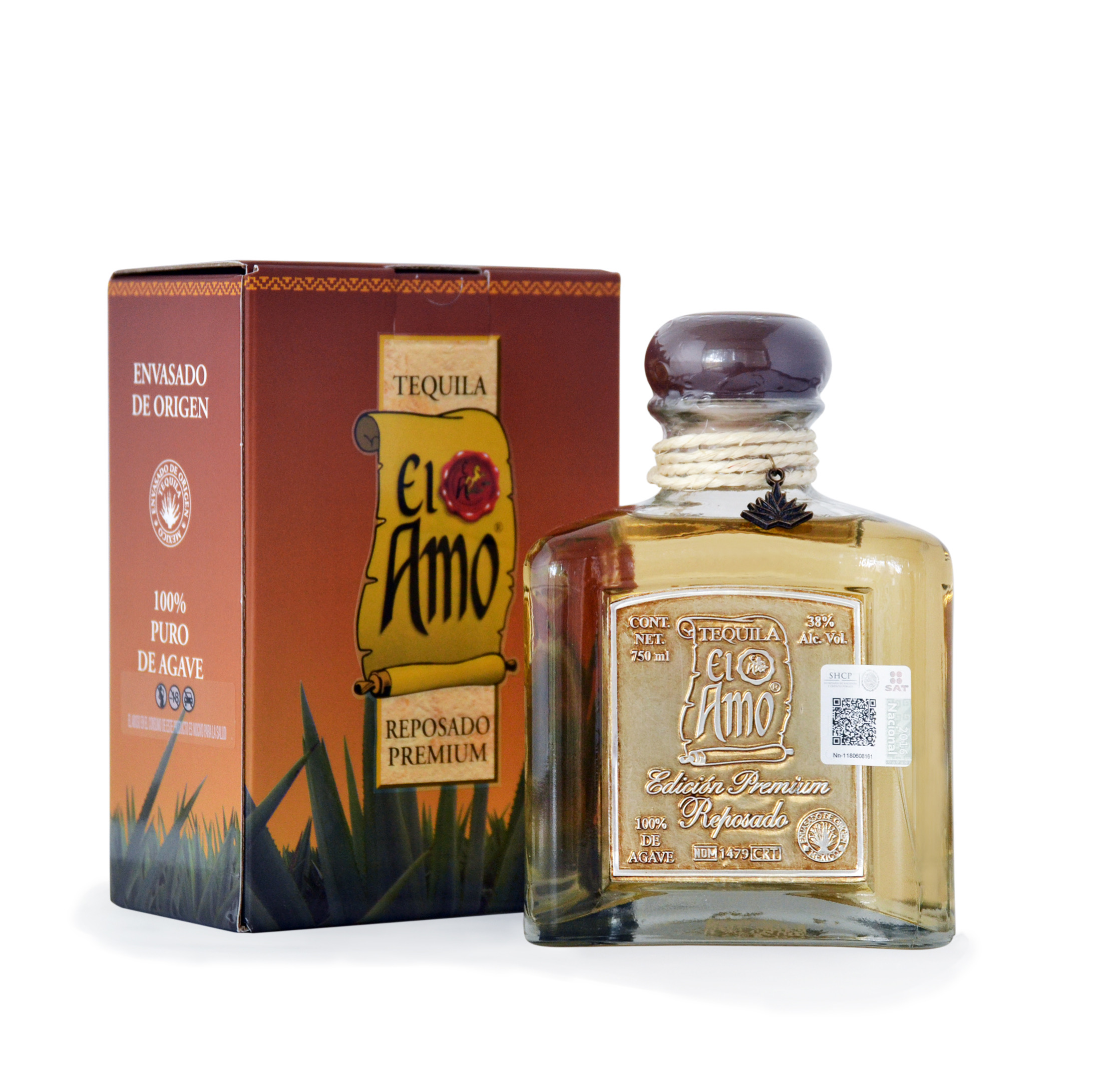 Tequila El Amo Premium Reposado 750ml